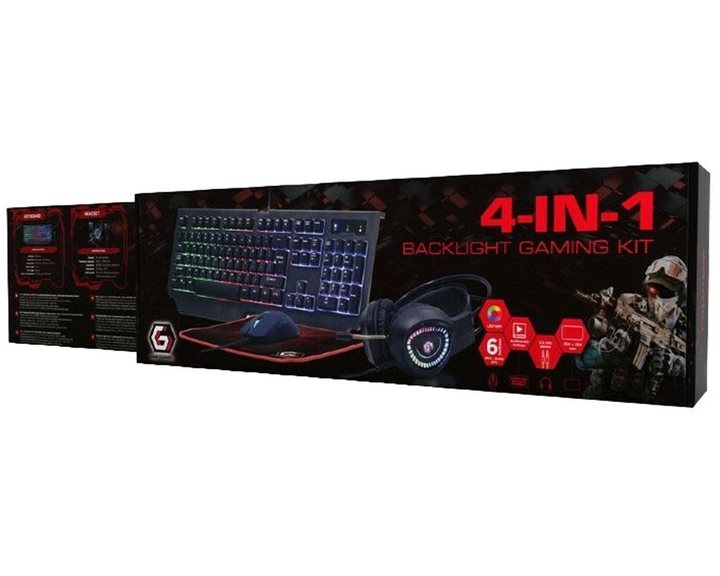 GEMBIRD 4-IN-1 BACKLIGHT GAMING KIT 'PHANTOM'