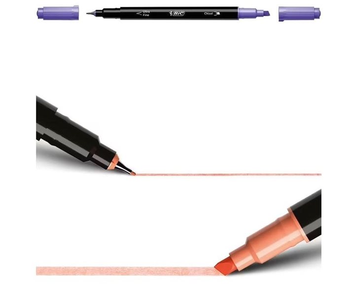 Μαρκαδόρος Υπογράμμισης Dual Tip 6τμχ