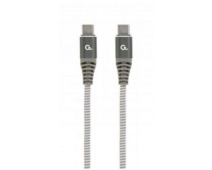 CABLEXPERT 60W TYPE-C PD PREMIUM CHARGING & DATA CABLE 1,5M SPACEGREY