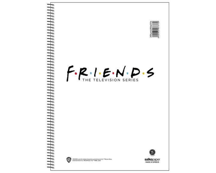 Τετράδιο Σπιράλ 20x30 Salko Friends vol.1.1  4Θεμ.120φυλ.