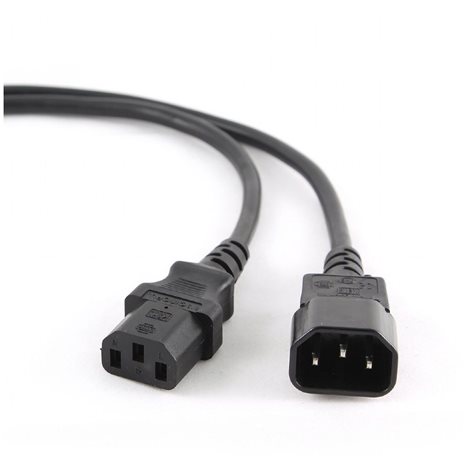CABLEXPERT POWER CORD C13 TO C14 0.75 mm² 1,8M