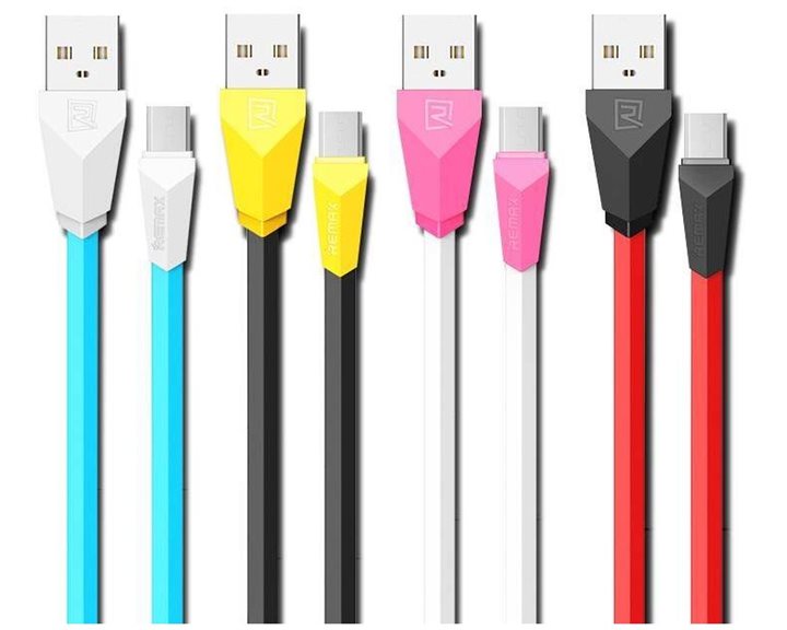 Charging Cable Remax 1m Alien Micro USB Διάφορα Χρώματα