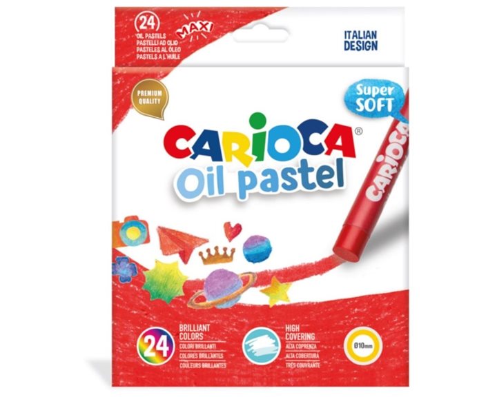 Λαδοπαστέλ Carioca σετ 24τμχ.