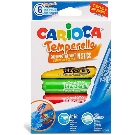 Μαρκαδόροι Carioca Temperello 6Pcs