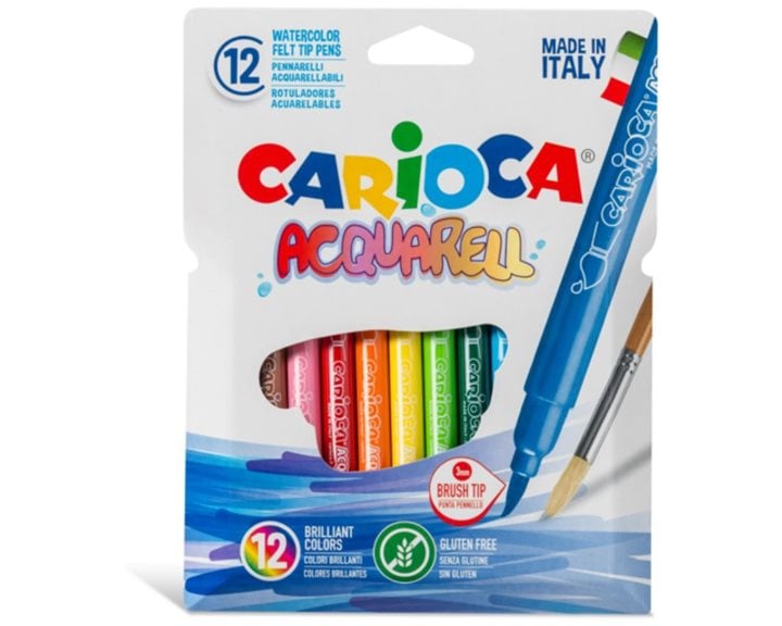 Μαρκαδόροι Carioca Acquarell 12pcs