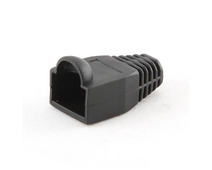CABLEXPERT STRAIN RELIEF (BOOT CAP) BLACK 100PCS/BAG