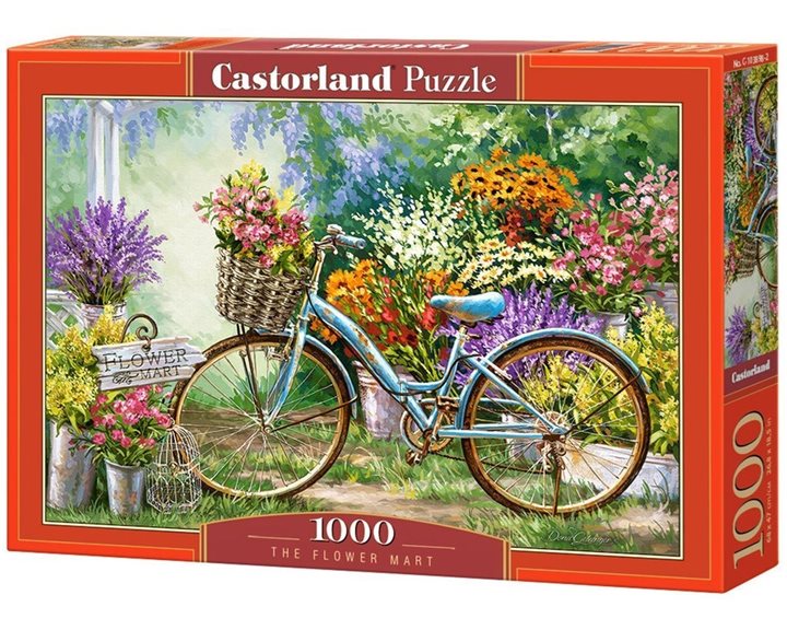 Παζλ Castorland 1000 Τμχ. The Flower Mart 68x47 C-103898-2