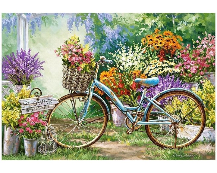 Παζλ Castorland 1000 Τμχ. The Flower Mart 68x47 C-103898-2