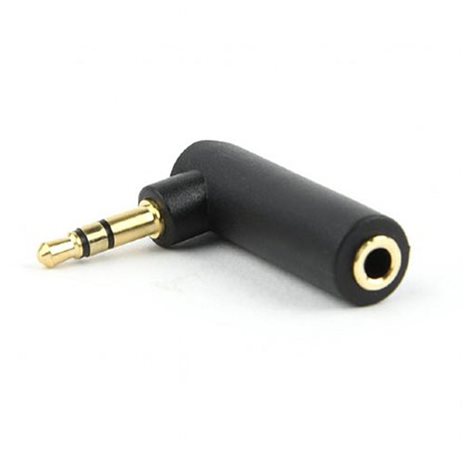 CABLEXPERT 3.5MM STEREO AUDIO RIGHT ANGLE ADAPTER 90°