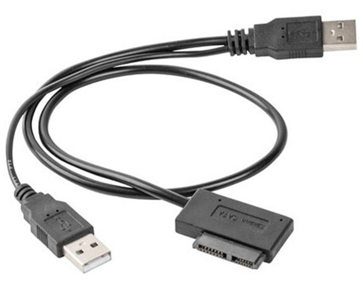 CABLEXPERT EXTERNAL USB TO SATA ADAPTER FOR SLIM SATA SSD, DVD