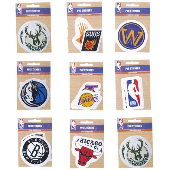 Stickers PVC NBA 2 logos team