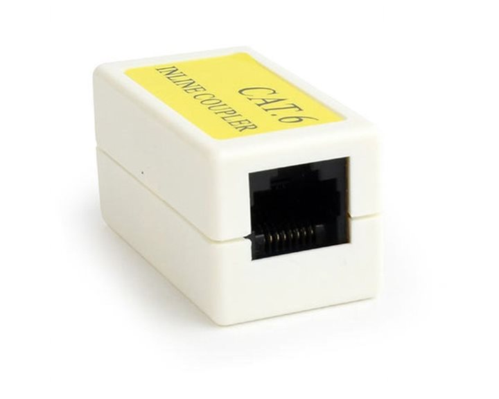 CABLEXPERT CAT6 LAN COUPLER WHITE