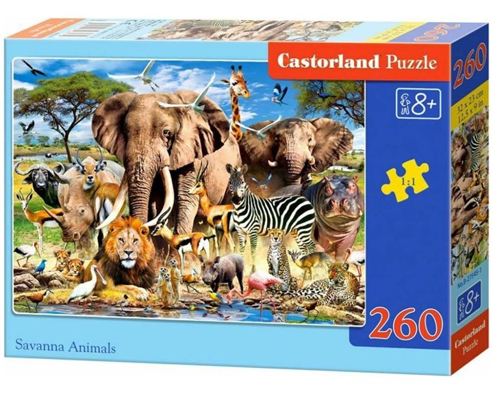 Παζλ Castorland 260τμχ Savanna Animals B-27545-1