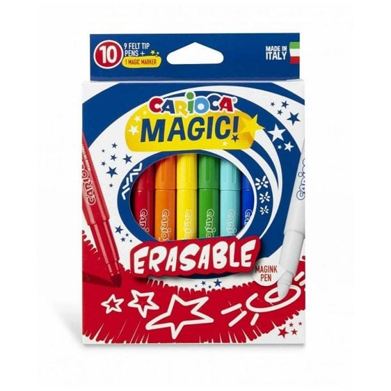Μαρκαδόροι Carioca Magic Erasable 9+1