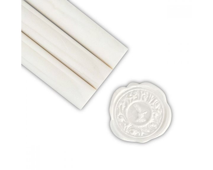 Βουλοκέρι 10cm με Φυτίλι Pearl White