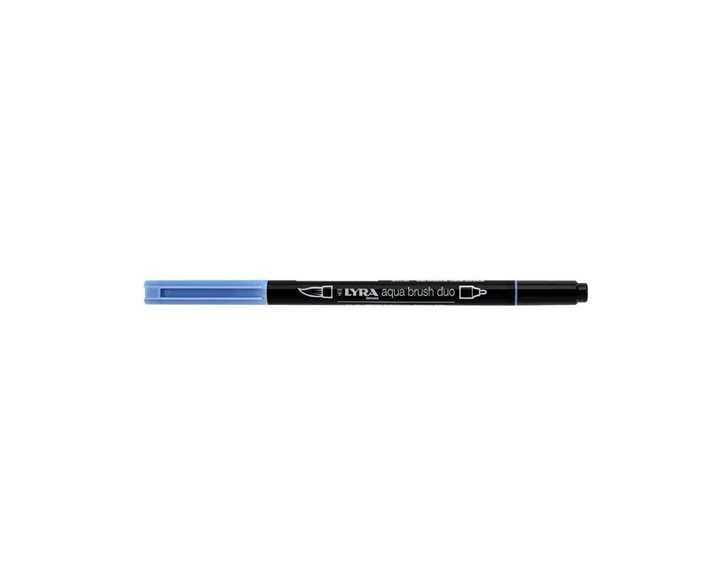 Μαρκαδόρος- Πινέλο Lyra Aqua Brush Duo Smalt Blue 6520046