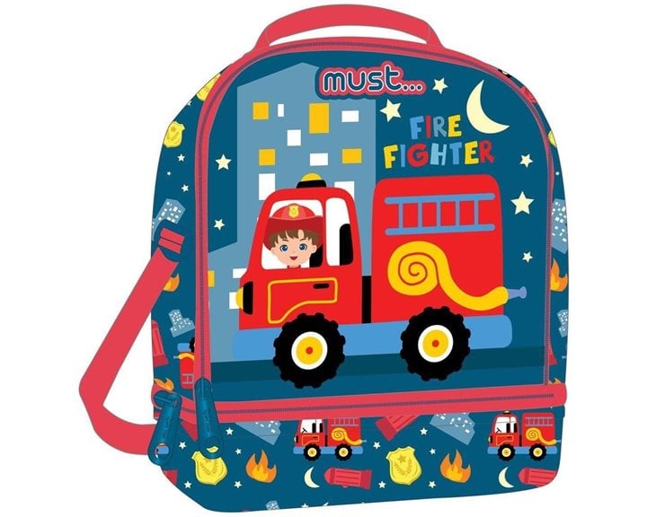 Τσαντάκι Φαγητού Ισοθερμικό Must Yammy 24x12x20cm Fire Fighter 584715