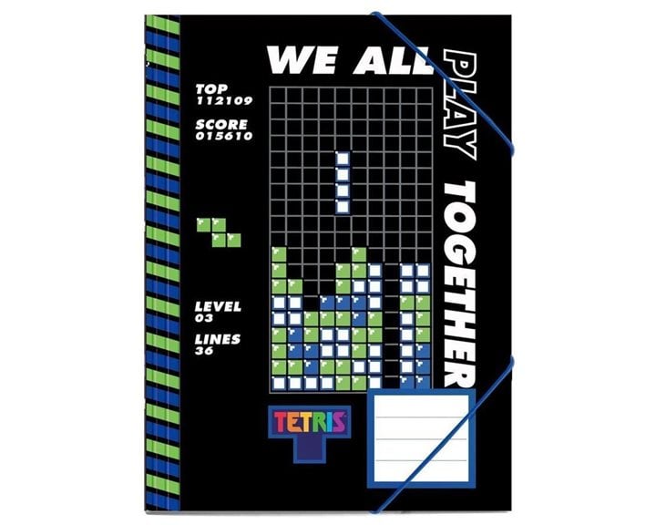 Ντοσιέ με Λάστιχο Χάρτινο 25χ35 Tetris 504056