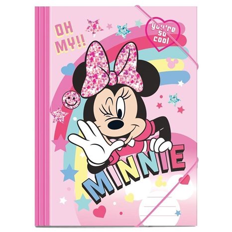 Ντοσιέ με Λάστιχο Χάρτινο 25χ35 Minnie 563167
