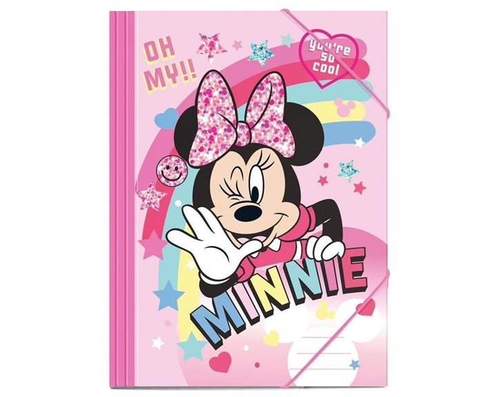 Ντοσιέ με Λάστιχο Χάρτινο 25χ35 Minnie 563167
