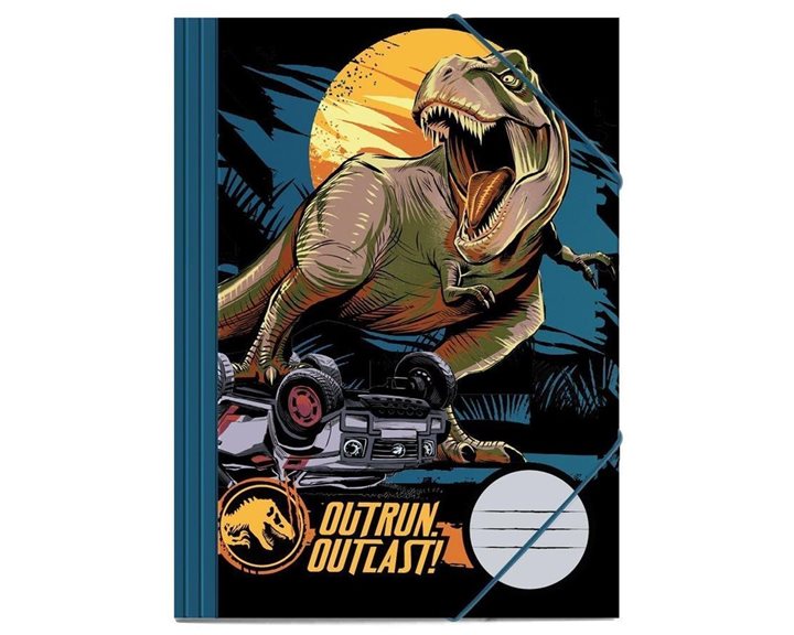 Ντοσιέ με Λάστιχο Χάρτινο 25χ35 Jurassic 570882
