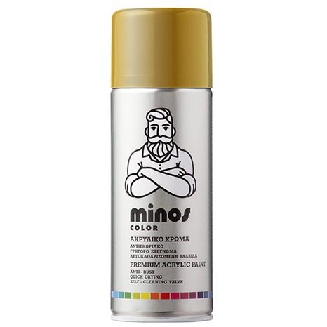 Minos Color Spray Χρυσό Gold 400ml