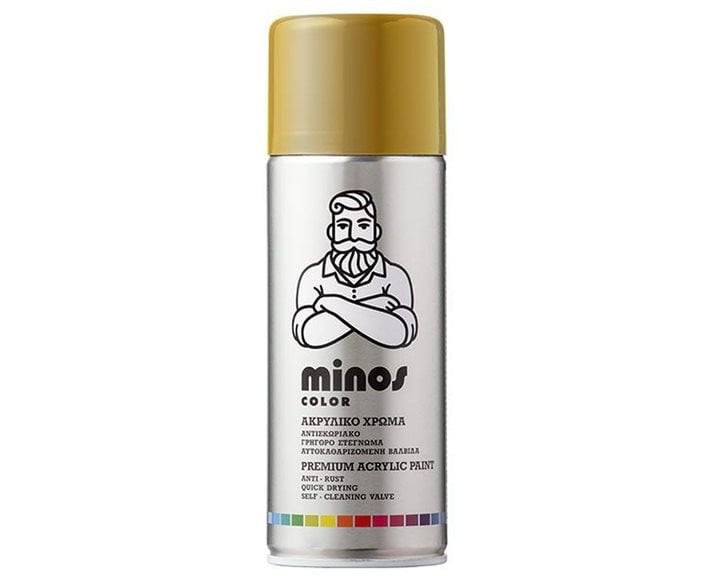 Minos Color Spray Χρυσό Gold 400ml