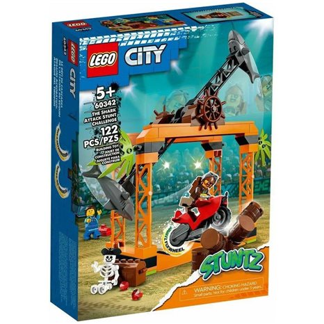 LEGO City The Sark Attack Stunt Challenge 60342 5+