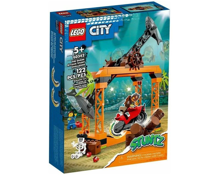 LEGO City The Shark Attack Stunt Challenge 60342 5+