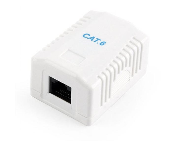 CABLEXPERT CAT6 UTP SINGLE PORT SURFACE MOUNT BOX
