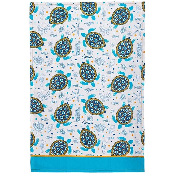 Πετσέτα Στάμπα Χρυσή Χελώνα Μάτι 50205146