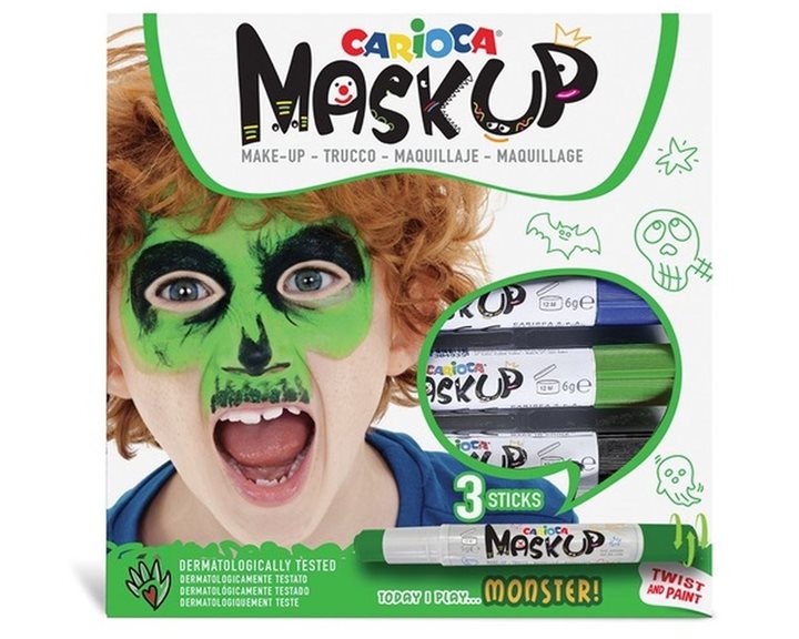 Χρώματα Προσώπου Carioca Mask Up Monster 3τεμ.