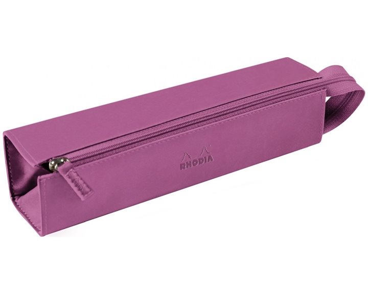 Κασετίνα Rhodia Δερματίνη Τετράγωνη 5x5x23cm Lila