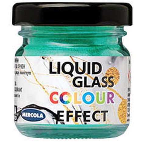 Liquid Glass Colour Περλε Πρασινη Παστα 30ml