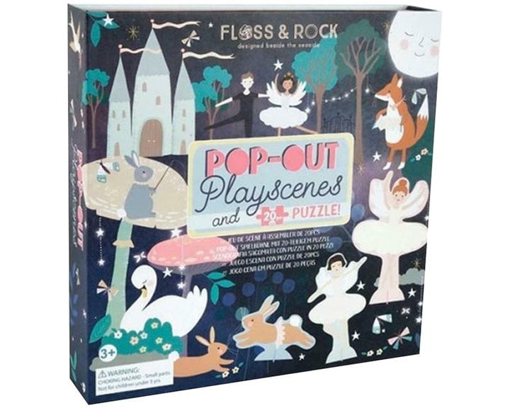 Παζλ Floss Rock 20τμχ Enchanted Pop-Out Play Scenes 43P6375