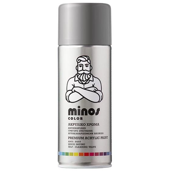 Minos Color Spray Ασημί 400ml