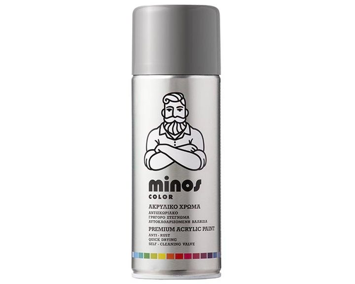 Minos Color Spray Ασημί 400ml