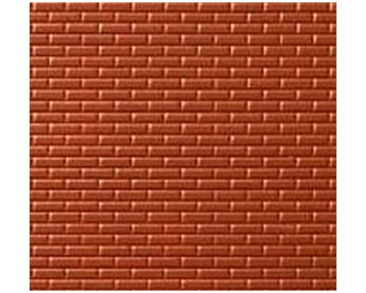 Υλικά Μακέτας Noch Brick Wall Red EK15 30x18cm 55005