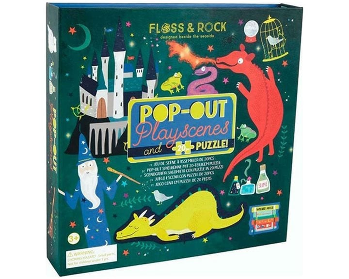 Παζλ Floss Rock 20τμχ Spellbound Pop-Out Play Scenes 43P6377