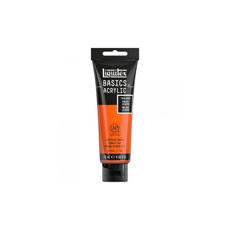 Liquitex 118 ml Basics 982 Fluorescent Orange