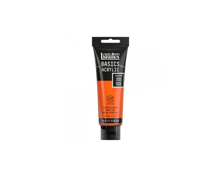Liquitex 118 ml Basics 982 Fluorescent Orange