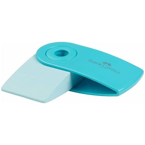 Γόμα Faber Castel Μινι Sleeve Spark Λιλά Ροζέ Τυρκουάζ 182415