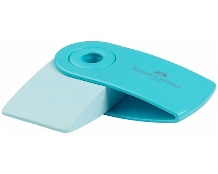Γόμα Faber Castel Μινι Sleeve Spark Λιλά Ροζέ Τυρκουάζ 182415