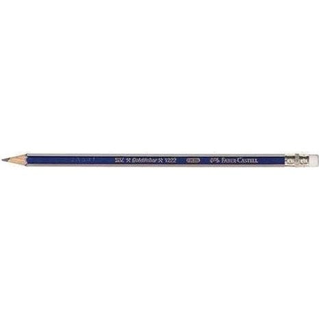 Μολύβι Faber-Castell B Ριγέ Με Γόμα 116801