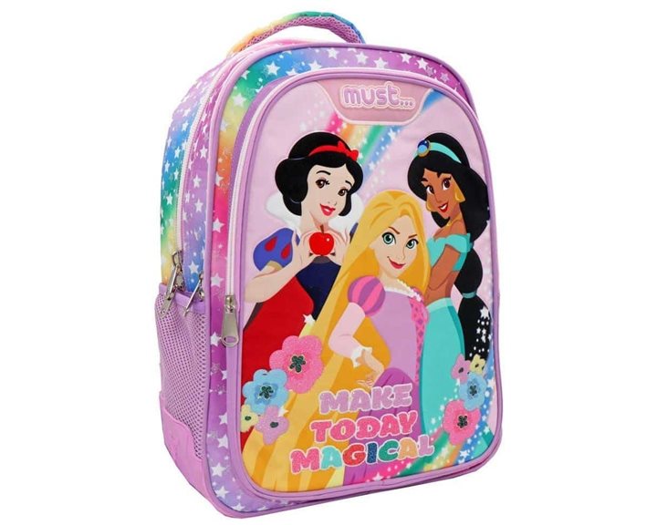 Σακίδιο Πλάτης Must 32x18x43cm 3θήκες Princess Make Today563037
