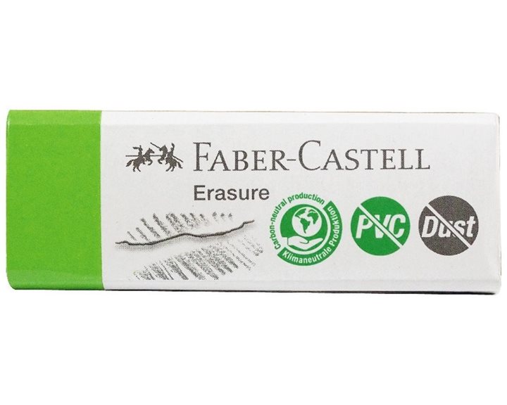 Γόμα PVC Faber Castel Free Dust Free Πράσινο Eco 187250
