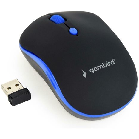 Gembird Wireless Optical Mouse Black/Blue