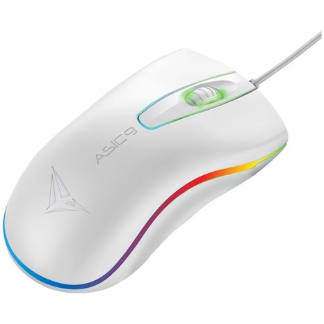 Alcatroz RGB USB Wired Mouse Asic 9 White