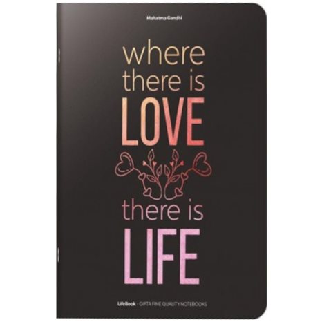 Τετράδιο Καρφίτσα Life Book A4 40φ.80gr