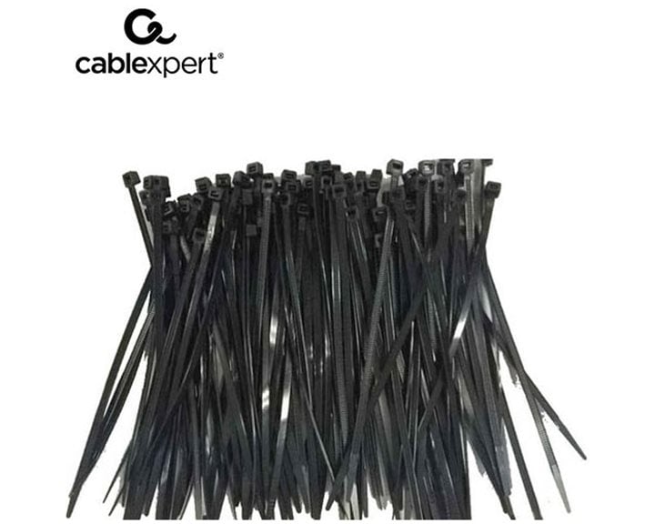 CABLEXPERT NYLON CABLE TIES250 x 3.6mm, UV RESISTANT, BAG OF 100pcs